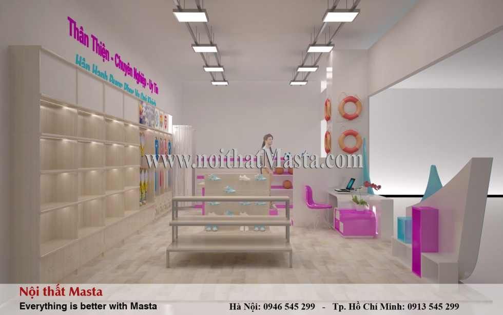 thiet ke shop the thao